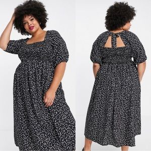 ASOS black and white dress